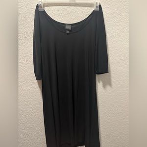 Eileen Fisher Black Silk Lightweight Mini Dress Size M